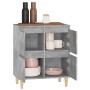 Aparador de madera contrachapada gris hormigón 60x35x70 cm de vidaXL, Aparadores - Ref: Foro24-821160, Precio: 74,06 €, Descu...