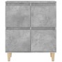 Aparador de madera contrachapada gris hormigón 60x35x70 cm de vidaXL, Aparadores - Ref: Foro24-821160, Precio: 74,06 €, Descu...