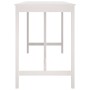 Mesa alta de bar madera maciza de pino blanco 180x80x110 cm en Mesas de comedor | Comprar online en Foru.es