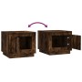 Mesa de centro madera contrachapada roble ahumado 51x50x44 cm de vidaXL, Mesas de centro - Ref: Foro24-819873, Precio: 50,57 ...