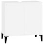 Armario para lavabo madera contrachapada blanco 58x33x60 cm de vidaXL, Tocadores de baño - Ref: Foro24-821260, Precio: 48,39 ...