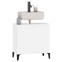 Armario para lavabo madera contrachapada blanco 58x33x60 cm de vidaXL, Tocadores de baño - Ref: Foro24-821260, Precio: 48,39 ...