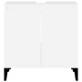 Armario para lavabo madera contrachapada blanco 58x33x60 cm de vidaXL, Tocadores de baño - Ref: Foro24-821260, Precio: 48,39 ...