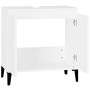 Armario para lavabo madera contrachapada blanco 58x33x60 cm de vidaXL, Tocadores de baño - Ref: Foro24-821260, Precio: 48,39 ...