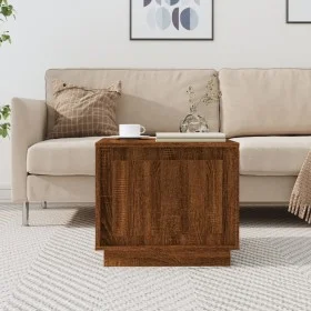 Plywood oak brown coffee table 51x50x44 cm by vidaXL, Coffee table - Ref: Foro24-819875, Price: 50,99 €, Discount: %