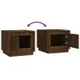 Mesa de centro madera contrachapada roble marrón 51x50x44 cm de vidaXL, Mesas de centro - Ref: Foro24-819875, Precio: 50,99 €...