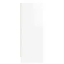 Aparador madera de ingeniería blanco brillante 91x28x75 cm de vidaXL, Aparadores - Ref: Foro24-823010, Precio: 129,47 €, Desc...