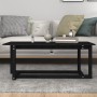 Mesa de centro de madera maciza de pino negro 110x55x45 cm en Mesas de centro | Comprar online en Foru.es