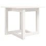 Mesa de centro de madera maciza de pino blanca 50x50x45 cm en Mesas de centro | Comprar online en Foru.es