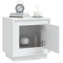 Mesitas de noche 2 uds madera contrachapada blanco 44x35x45 cm de vidaXL, Mesitas de noche - Ref: Foro24-819837, Precio: 51,8...
