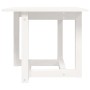 Mesa de centro de madera maciza de pino blanca 50x50x45 cm en Mesas de centro | Comprar online en Foru.es
