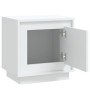 Mesitas de noche 2 uds madera contrachapada blanco 44x35x45 cm de vidaXL, Mesitas de noche - Ref: Foro24-819837, Precio: 51,8...