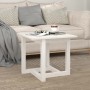 Mesa de centro de madera maciza de pino blanca 50x50x45 cm en Mesas de centro | Comprar online en Foru.es