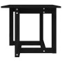 Mesa de centro de madera maciza de pino negra 50x50x45 cm en Mesas de centro | Comprar online en Foru.es