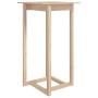 Mesa alta de bar de madera maciza de pino 60x60x110 cm en Mesas de comedor | Comprar online en Foru.es