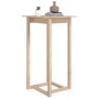 Mesa alta de bar de madera maciza de pino 60x60x110 cm en Mesas de comedor | Comprar online en Foru.es