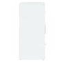 Aparador de madera contrachapada blanco brillante 91x29,5x65 cm de vidaXL, Aparadores - Ref: Foro24-823344, Precio: 108,79 €,...