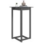 Mesa alta de bar de madera maciza de pino gris 60x60x110 cm en Mesas de comedor | Comprar online en Foru.es