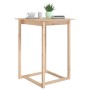 Mesa alta de bar de madera maciza de pino 80x80x110 cm en Mesas de comedor | Comprar online en Foru.es