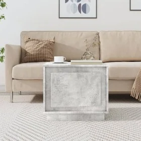 Mesa de centro madera contrachapada gris hormigón 51x50x44 cm de vidaXL, Mesas de centro - Ref: Foro24-819872, Precio: 49,88 ...