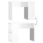 Escritorio madera contrachapada blanco brillante 100x55x75 cm de vidaXL, Escritorios - Ref: Foro24-823026, Precio: 74,81 €, D...