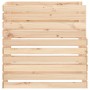 Compostador de madera maciza de pino 80x80x78 cm en Compostaje | Comprar online en Foru.es