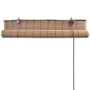 Persianas enrollables de bambú marrón 120x220 cm de vidaXL, Persianas y estores - Ref: Foro24-241329, Precio: 36,60 €, Descue...