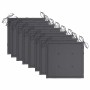 Sillas de jardín 8 uds teca maciza con cojines gris antracita en Sillas de jardín | Comprar online en Foru.es