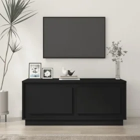 Black plywood coffee table 102x50x44 cm by vidaXL, Coffee table - Ref: Foro24-819877, Price: 56,62 €, Discount: %