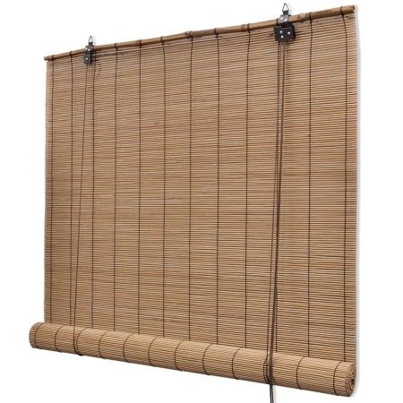 Persianas enrollables de bambú marrón 140x160 cm de vidaXL, Persianas y estores - Ref: Foro24-241330, Precio: 32,63 €, Descue...