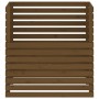Compostador de madera maciza de pino marrón miel 100x100x102 cm en Compostaje | Comprar online en Foru.es