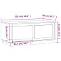 Mesa de centro madera contrachapada negro 102x50x44 cm de vidaXL, Mesas de centro - Ref: Foro24-819877, Precio: 57,10 €, Desc...
