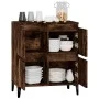 Smoked oak plywood sideboard 60x35x70 cm by vidaXL, Sideboards - Ref: Foro24-821169, Price: 80,82 €, Discount: %