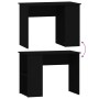 Escritorio de madera contrachapada negro 100x55x75 cm de vidaXL, Escritorios - Ref: Foro24-823025, Precio: 63,59 €, Descuento: %