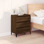 Aparador madera contrachapada marrón roble 60x35x70 cm de vidaXL, Aparadores - Ref: Foro24-823055, Precio: 60,50 €, Descuento: %