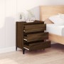 Aparador madera contrachapada marrón roble 60x35x70 cm de vidaXL, Aparadores - Ref: Foro24-823055, Precio: 60,50 €, Descuento: %