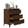 Aparador madera contrachapada marrón roble 60x35x70 cm de vidaXL, Aparadores - Ref: Foro24-823055, Precio: 60,50 €, Descuento: %