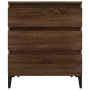 Aparador madera contrachapada marrón roble 60x35x70 cm de vidaXL, Aparadores - Ref: Foro24-823055, Precio: 60,50 €, Descuento: %