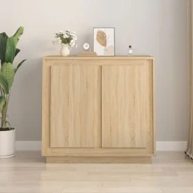 Sonoma oak plywood sideboard 80x34x75 cm by vidaXL, Sideboards - Ref: Foro24-819887, Price: 88,50 €, Discount: %