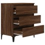 Aparador madera contrachapada marrón roble 60x35x70 cm de vidaXL, Aparadores - Ref: Foro24-823055, Precio: 60,50 €, Descuento: %