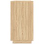 Aparador madera contrachapada color roble Sonoma 80x34x75 cm de vidaXL, Aparadores - Ref: Foro24-819887, Precio: 90,02 €, Des...