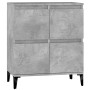 Aparador de madera contrachapada gris hormigón 60x35x70 cm de vidaXL, Aparadores - Ref: Foro24-821168, Precio: 72,15 €, Descu...