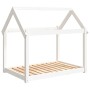 Cama para perros madera maciza de pino blanco 101x70x90 cm en Camas para perros | Comprar online en Foru.es