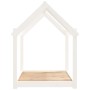 Cama para perros madera maciza de pino blanco 101x70x90 cm en Camas para perros | Comprar online en Foru.es