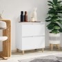 Aparador de madera contrachapada blanco 60x35x70 cm de vidaXL, Aparadores - Ref: Foro24-821156, Precio: 70,59 €, Descuento: %