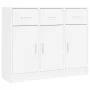 Aparador de madera de ingeniería blanco 91x28x75 cm de vidaXL, Aparadores - Ref: Foro24-823008, Precio: 112,46 €, Descuento: %