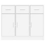 Aparador de madera de ingeniería blanco 91x28x75 cm de vidaXL, Aparadores - Ref: Foro24-823008, Precio: 116,78 €, Descuento: %