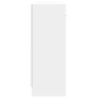Aparador de madera de ingeniería blanco 91x28x75 cm de vidaXL, Aparadores - Ref: Foro24-823008, Precio: 116,78 €, Descuento: %