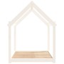 Cama para perros madera maciza de pino blanco 111x80x100 cm en Camas para perros | Comprar online en Foru.es