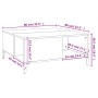 Mesa de centro madera contrachapada blanco brillo 80x80x36,5 cm de vidaXL, Mesas de centro - Ref: Foro24-821102, Precio: 77,9...